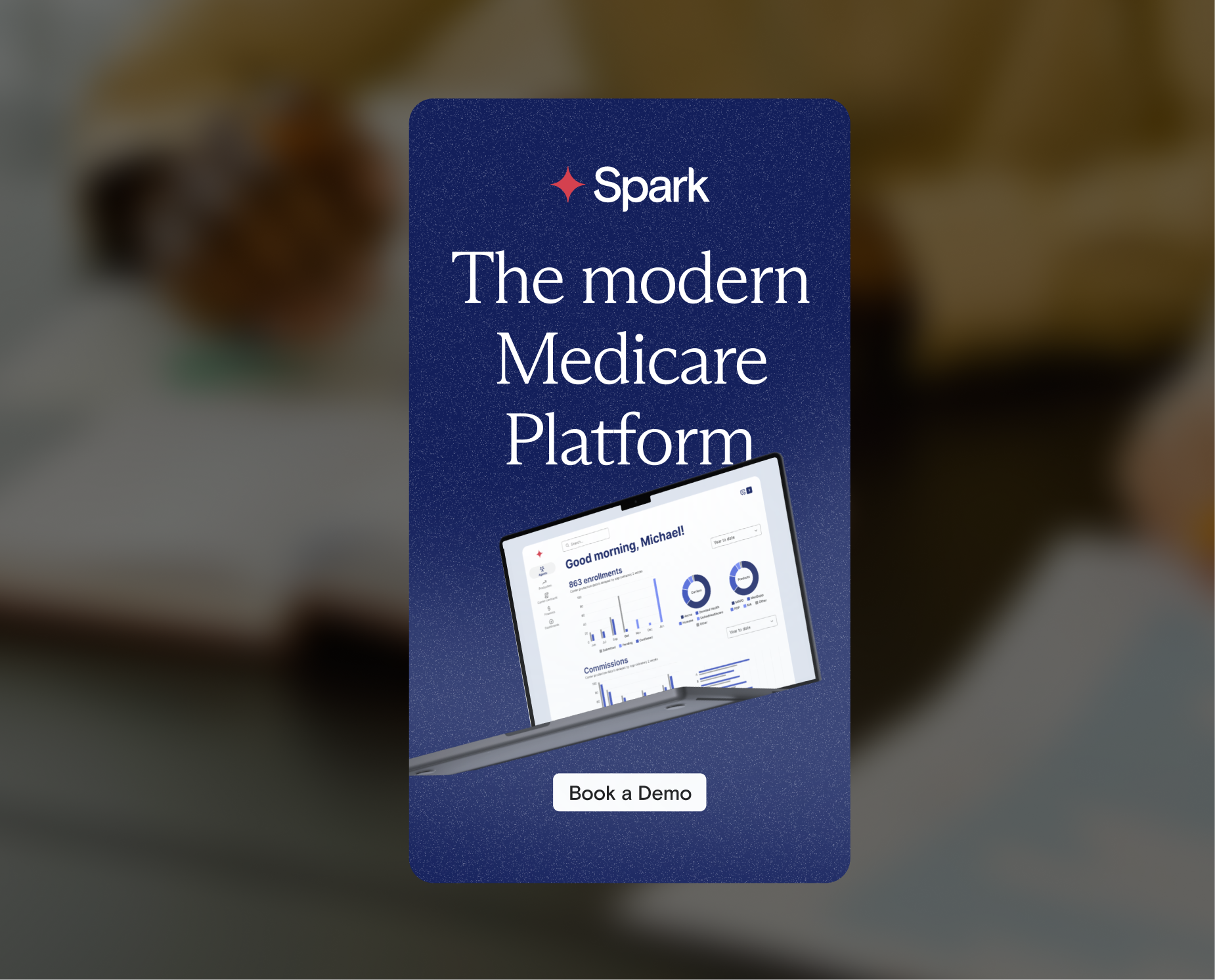 Graphic of a close up of a website depicting an Our Projects page with sample project names and dates.