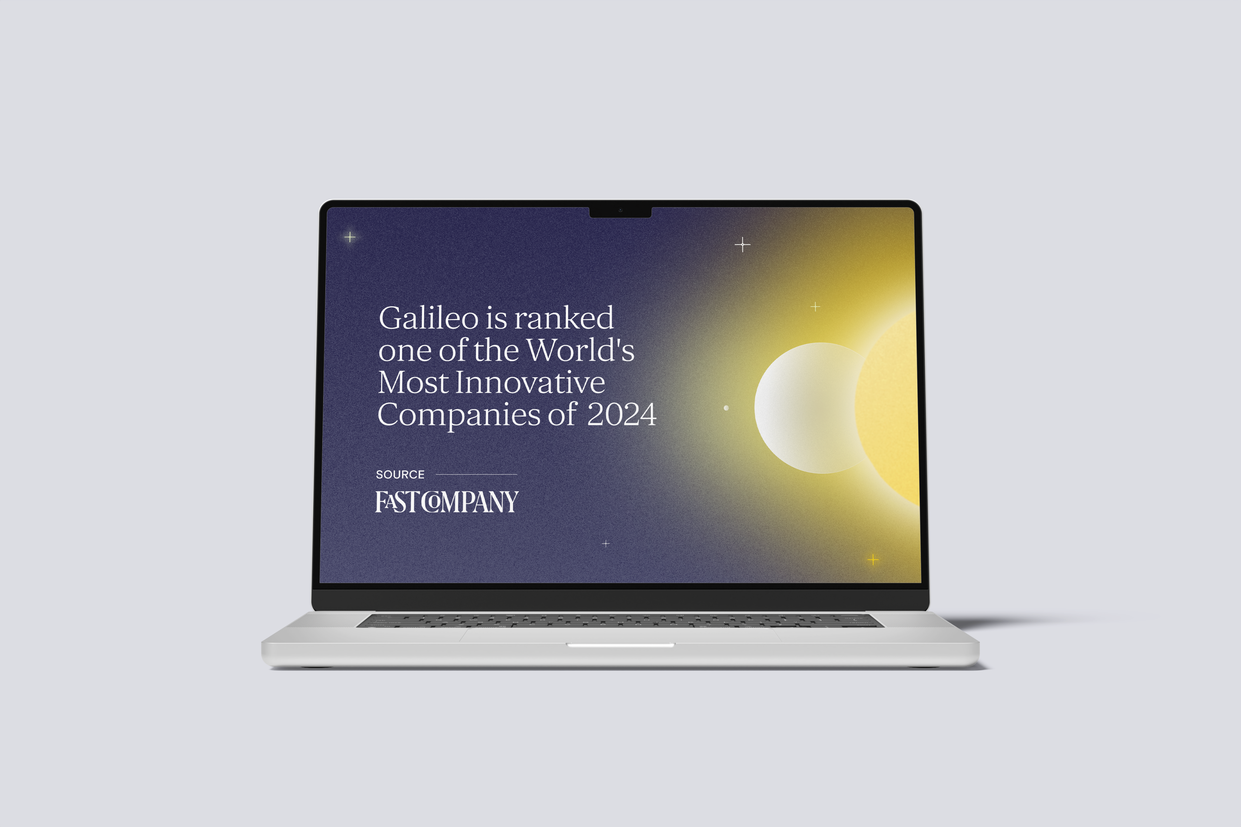 Presentation in a laptop